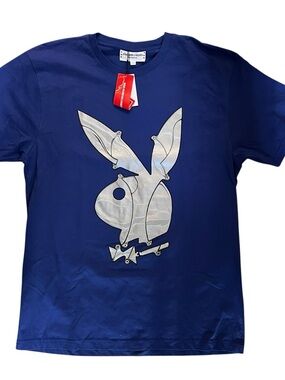 Headgear Classics Metallic Playboy Bunny Logo Tee